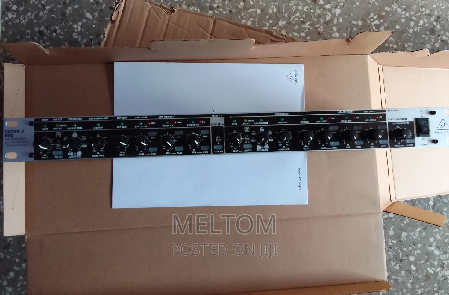 Behringer Super-X Pro 2-Way/3-Way/4-Way Crossover (Cx3400)