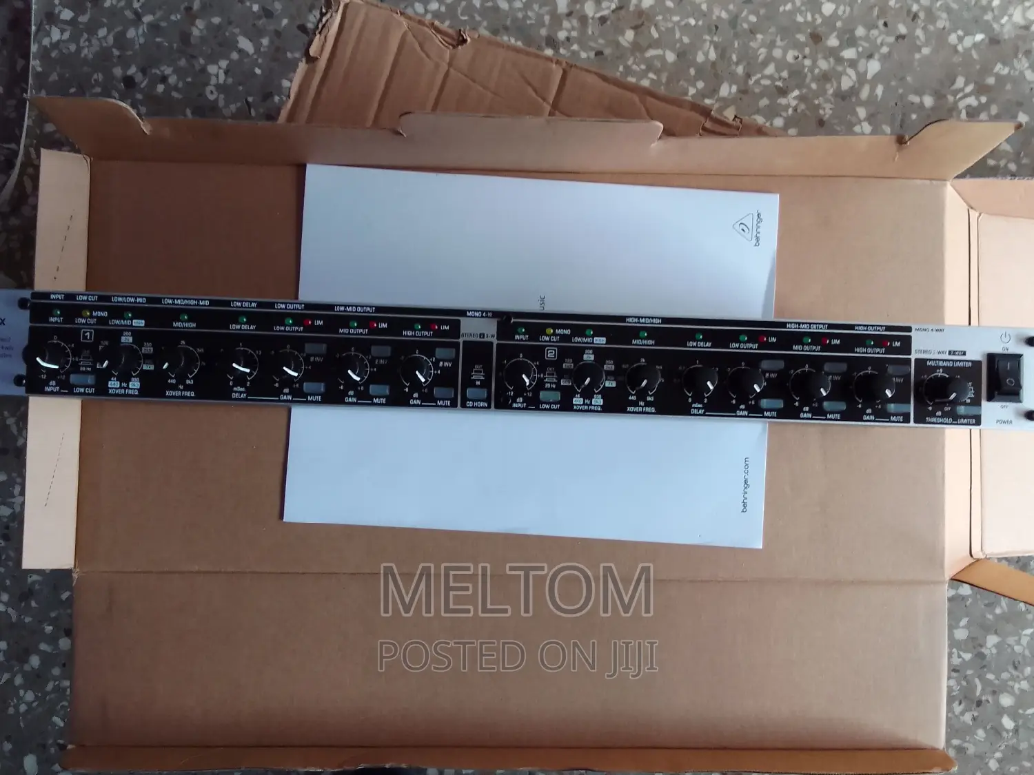 Behringer Super-X Pro 2-Way/3-Way/4-Way Crossover (Cx3400)