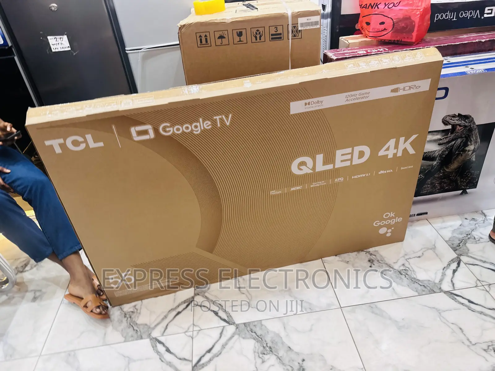 Wide Viewing Angle UHD QLED TCL 55”C645 Tv 
