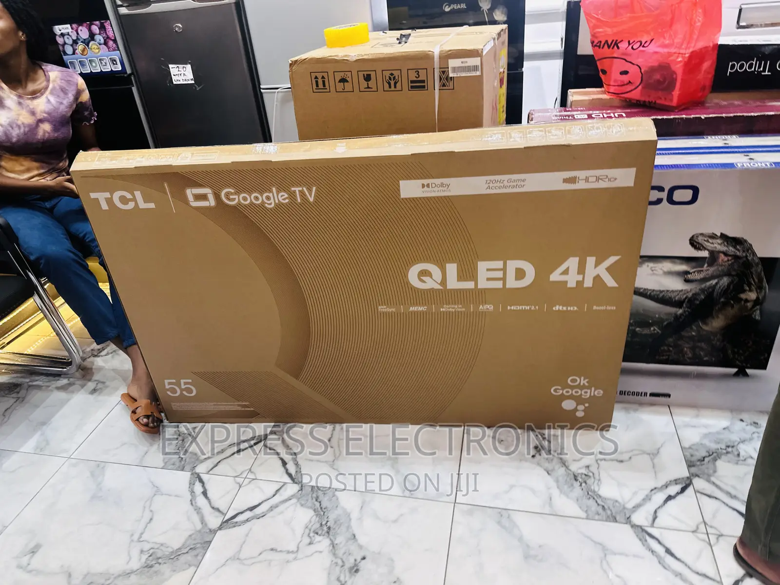 Google Assistant Uhd Qled TCL 55”C645