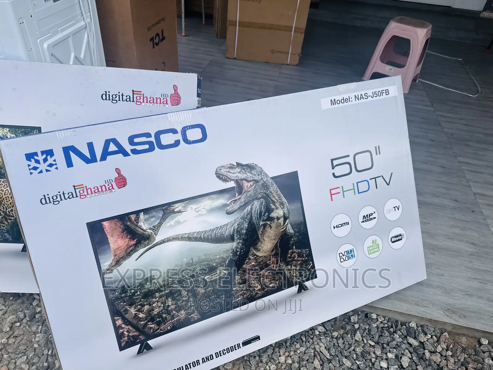Wide Viewing Angles FHD Satellite Nasco 50”Tv