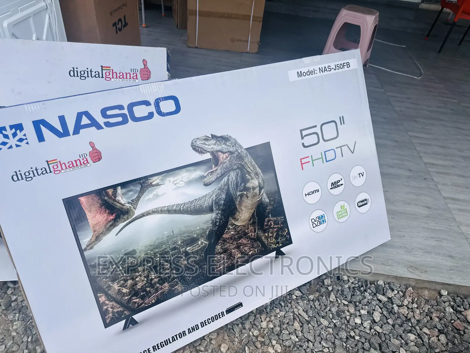Wide Viewing Angles FHD Satellite Nasco 50”Tv