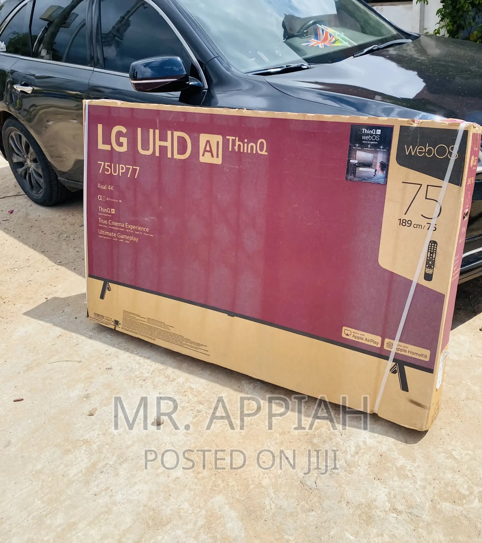 Latest and Durable LG 75up7750 75” Uhd Smart Tv(Black).