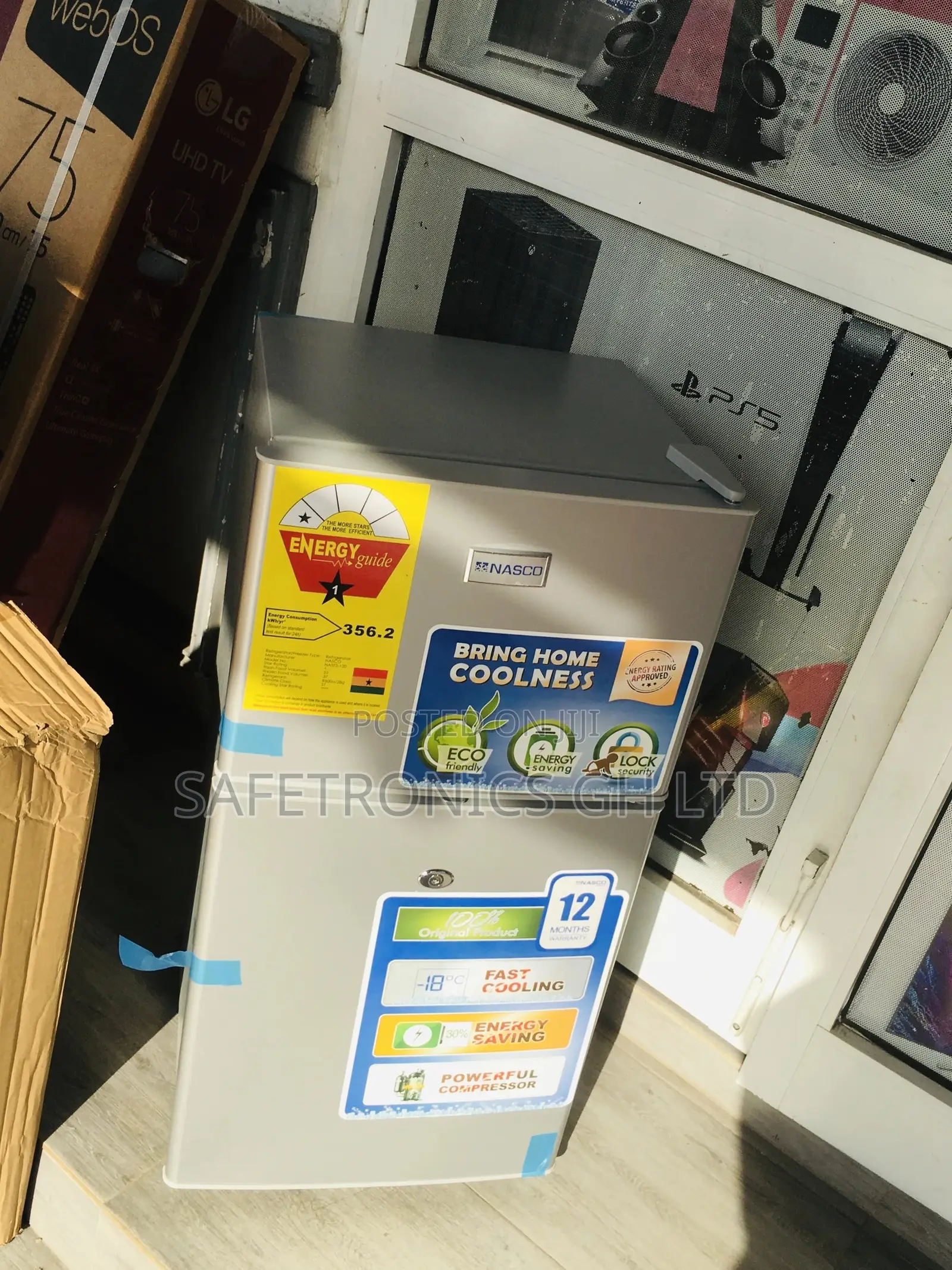 Purchase Doubledoor Gray Nas2-120fl Topfreezer Fridge 