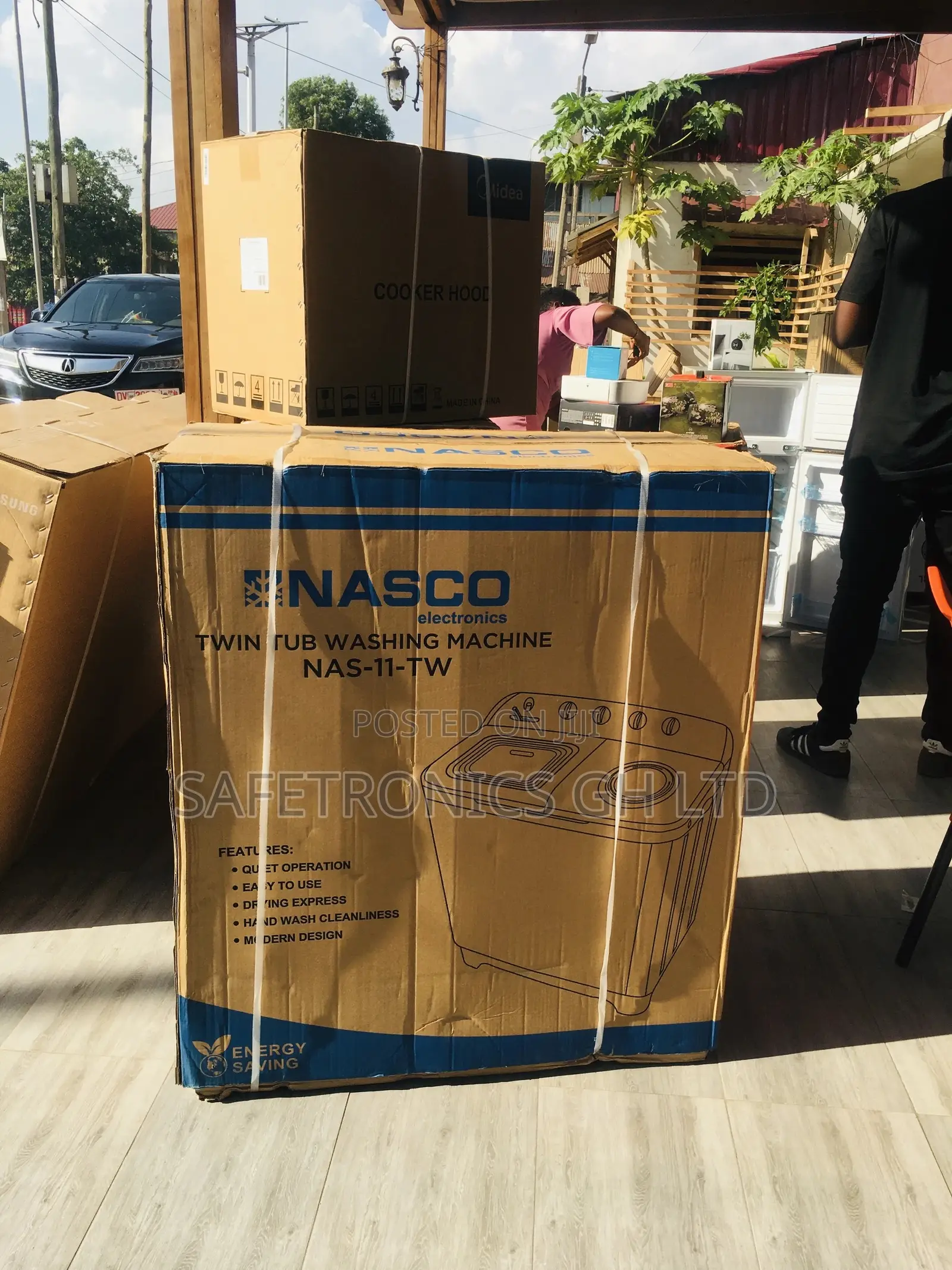 Washingmachine Nasco 11kg Semiautomatic Sealed Topload