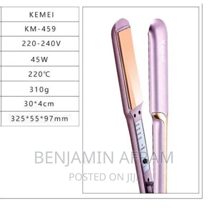 Kemei 459 Corded Hair Straightener