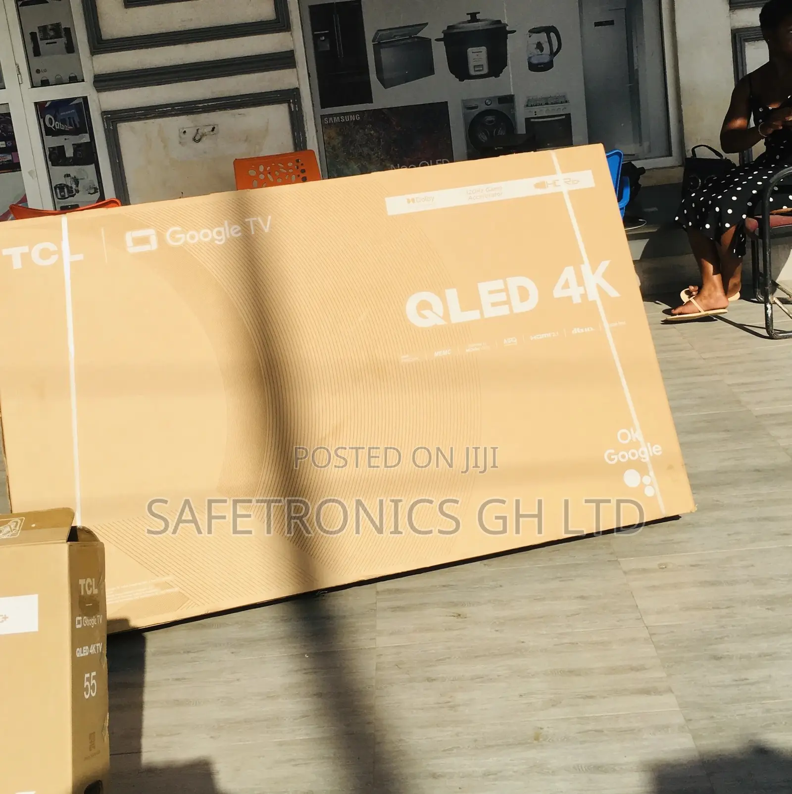 Glossy Smart UHD TCL C645 Black 65 Inches Qled Tv 
