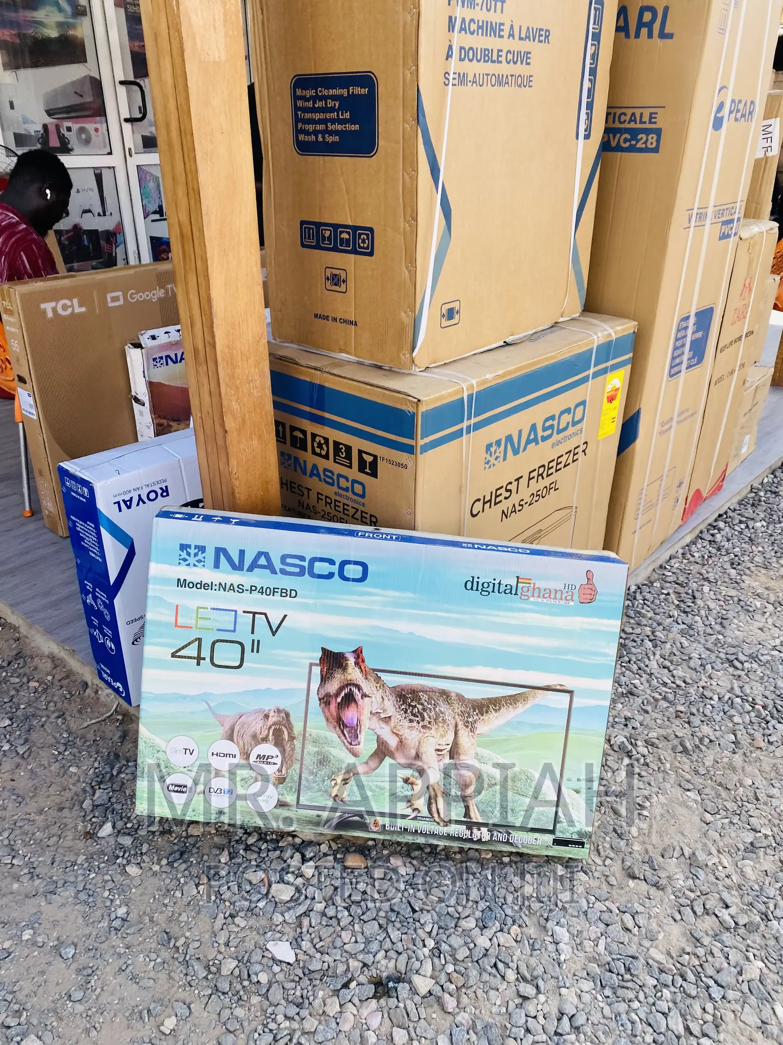 Brand New Nasco 40 Inch Digital Satellite Led Tv(Black).