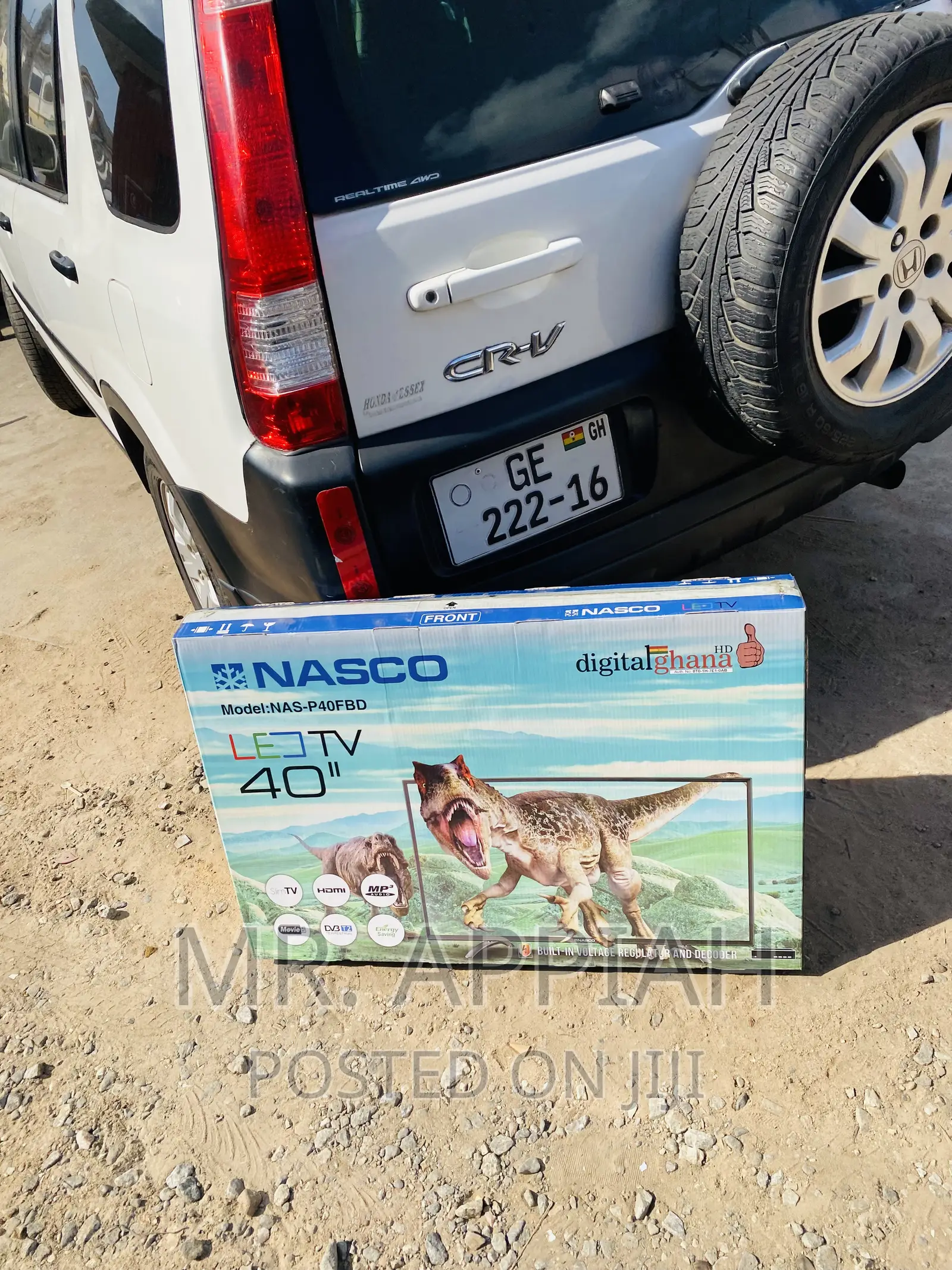 Fresh in Box Nasco 40 Inch Digital Satellite Led Tv(Black).