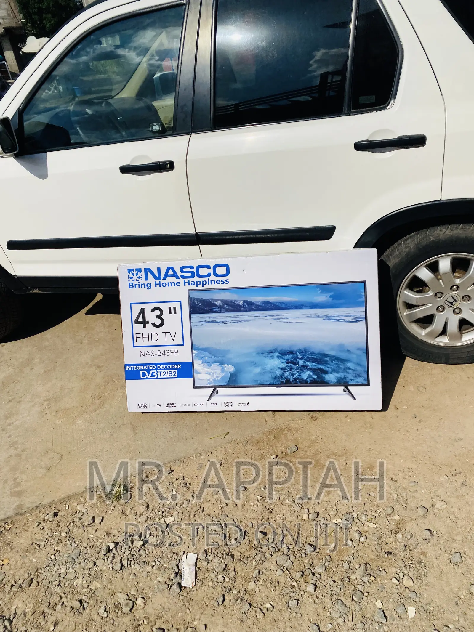 Quality Nasco 43 Inch Digital Satellite Electric Tv(Black).
