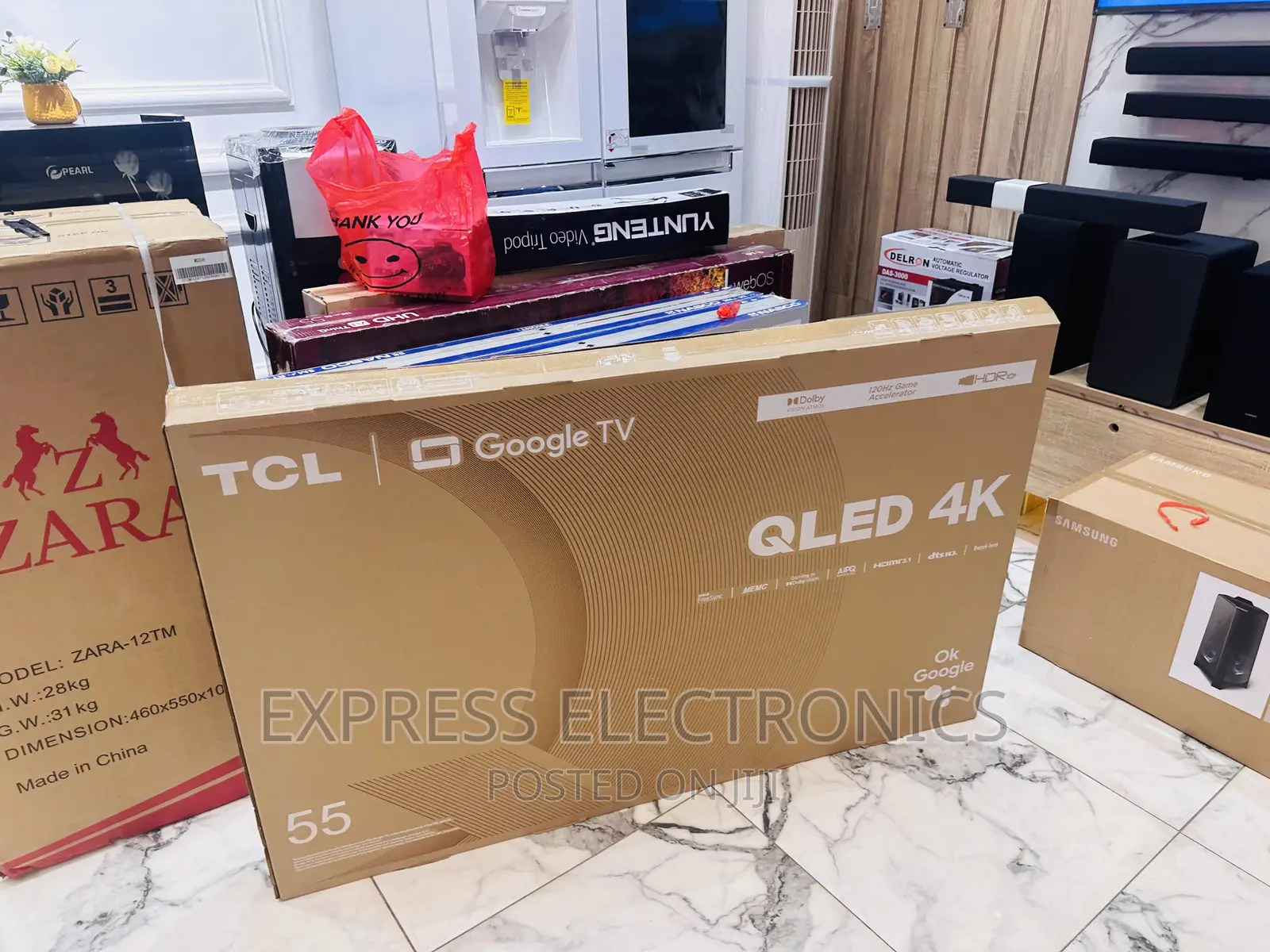 Quantum Dot QLED UHD Smart Android  55”C645 Tv 