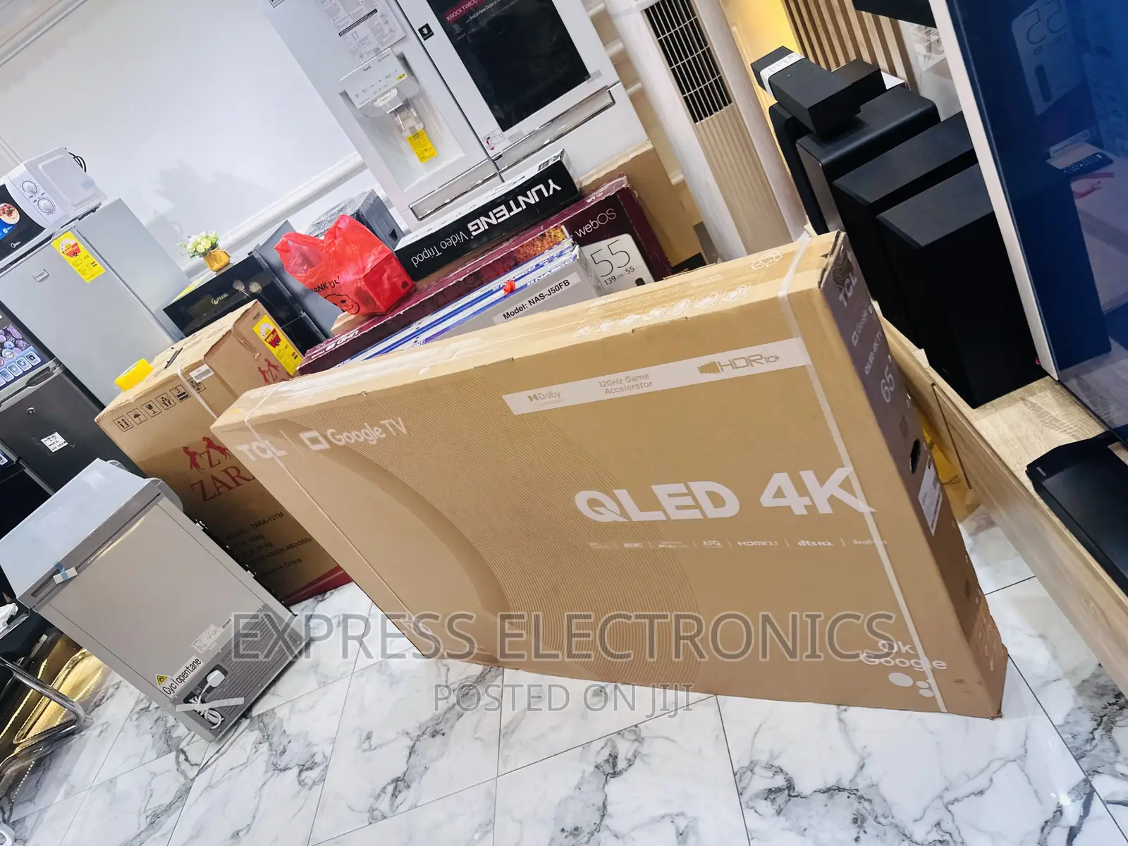Android Smart Glossy Slim QLED UHD 65”C645 Tv TCL