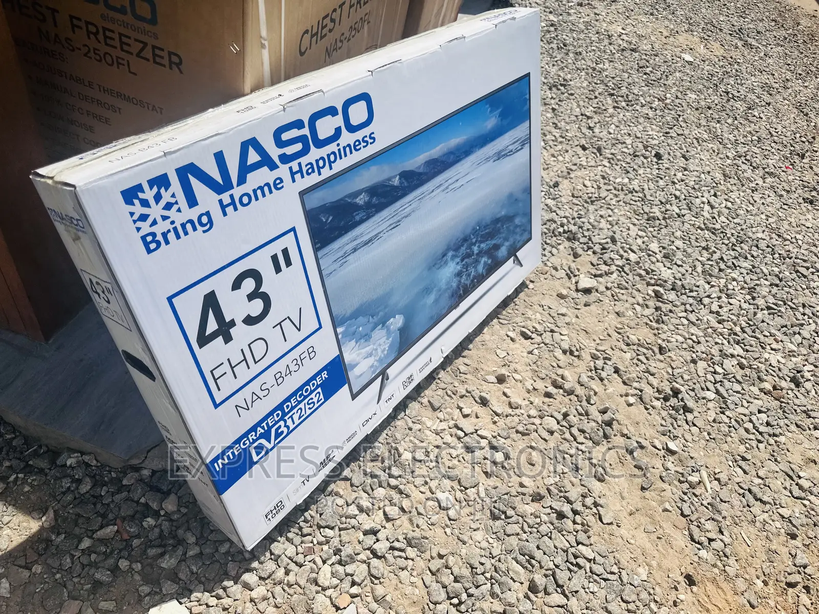 Object Tracking Sound Lite Nasco 43”FHD Satellite Tv 