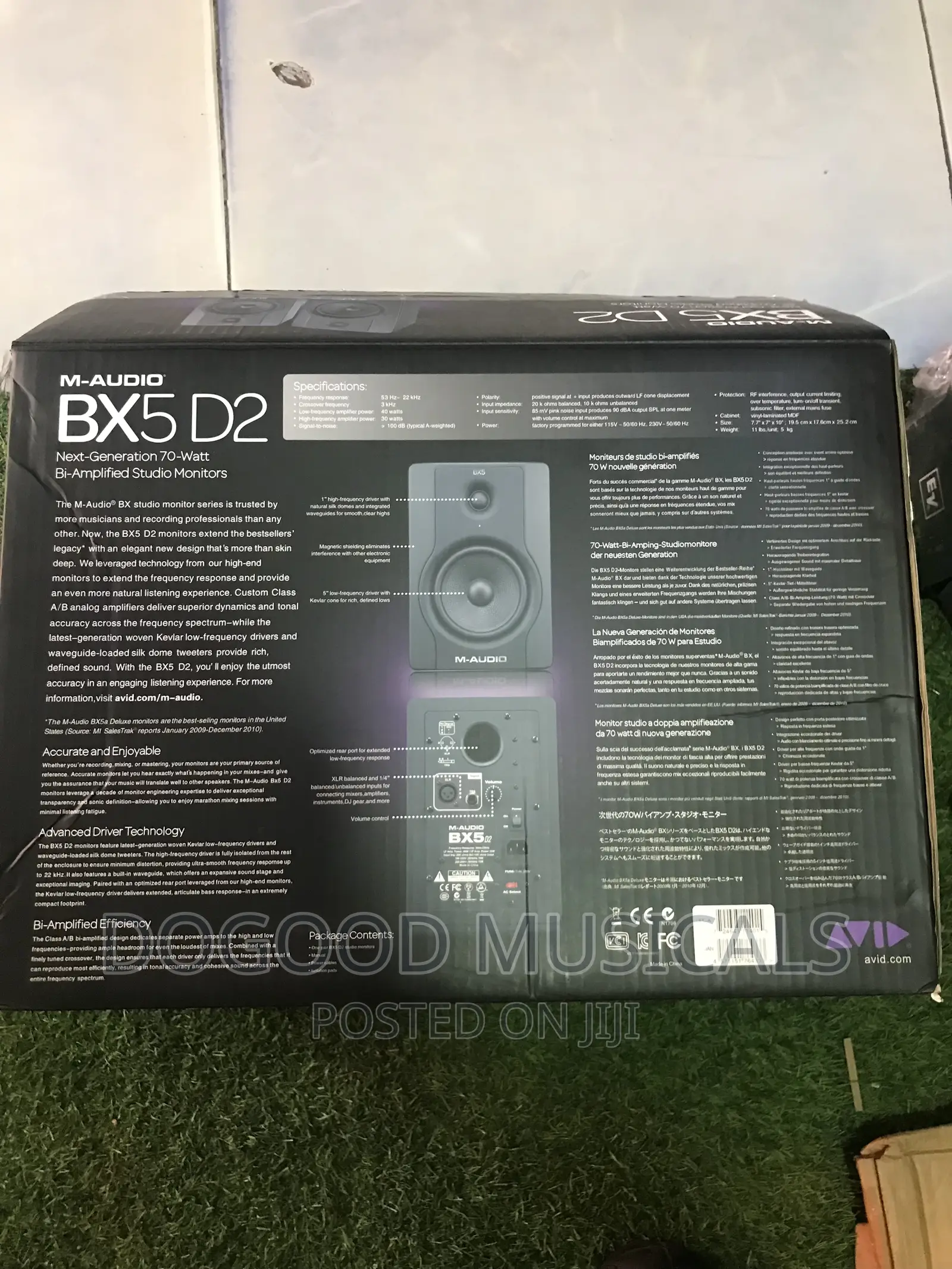 M-audio BX5 D2 Active Studio Monitors