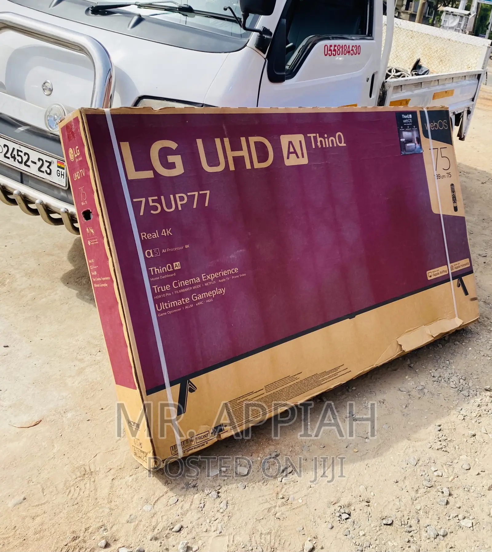 Brand New LG 75up7750 75 Inch Uhd Smart Led Tv(Black)