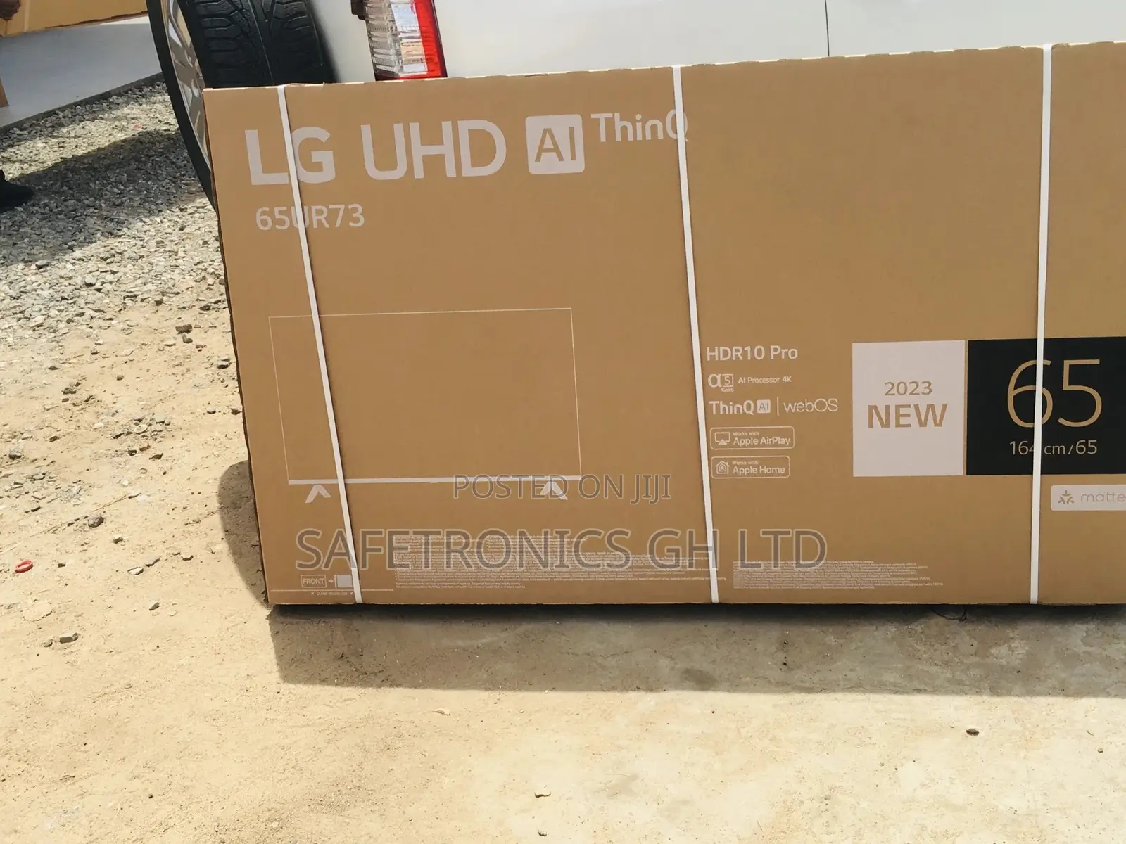 Black Glossy Ur73 65 Inches Smart Led Uhd Lg Tv