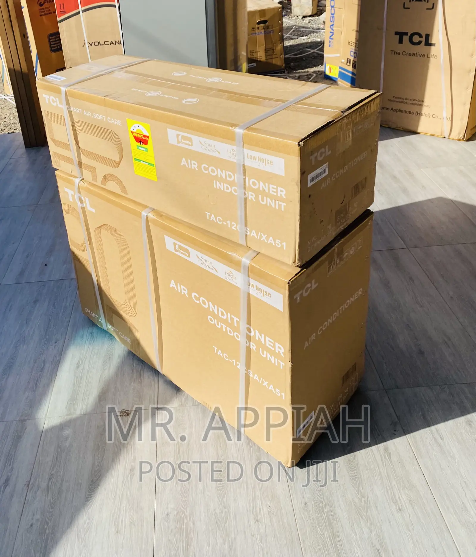 Fresh in Box  TCL 1.5hp Inverter Mirror Ac(Gray).