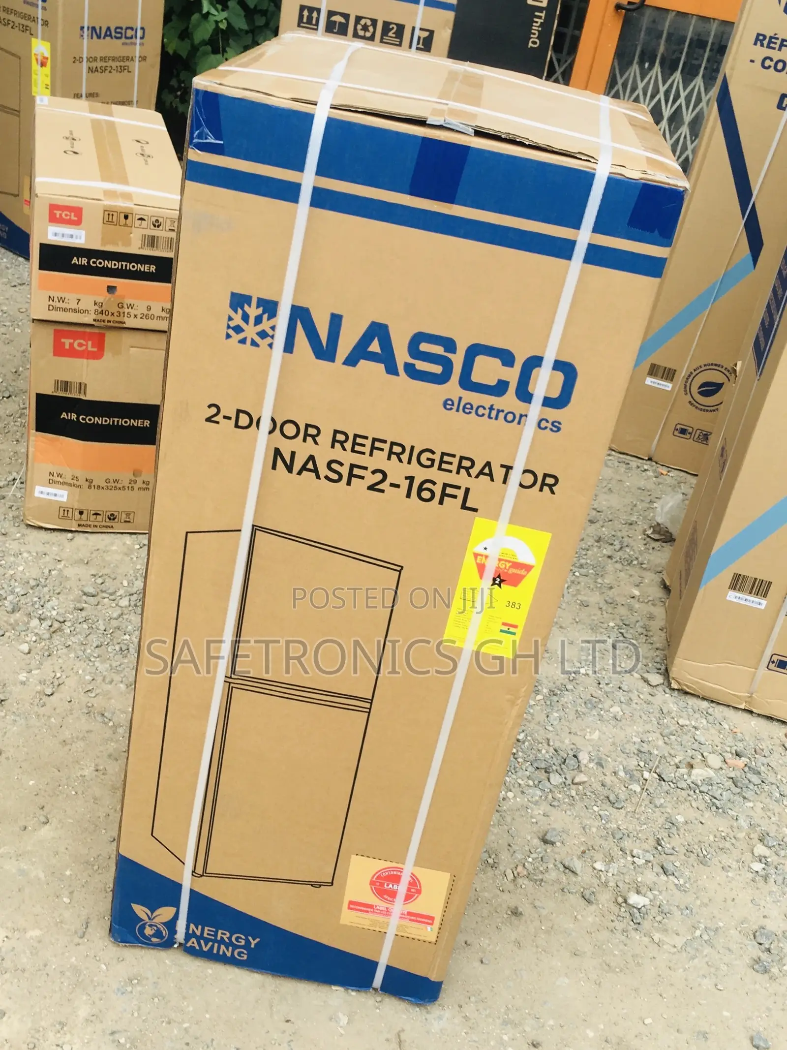 Gray Doubledoor Nasf2-16fl Topfreezer Essential Fridge