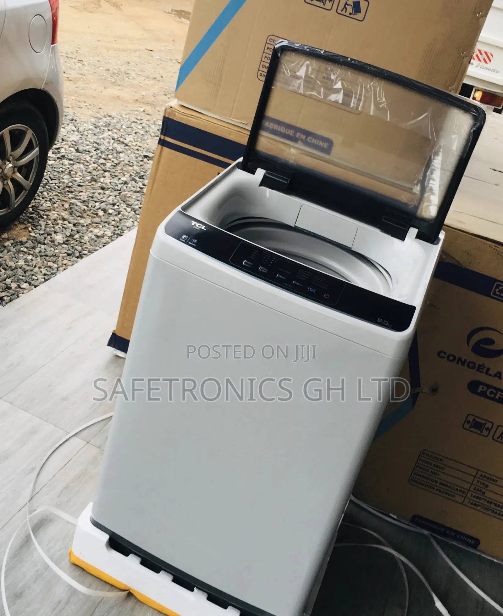 Washingmachine Semiautomatic 8kg Frontload TCL Adjustable