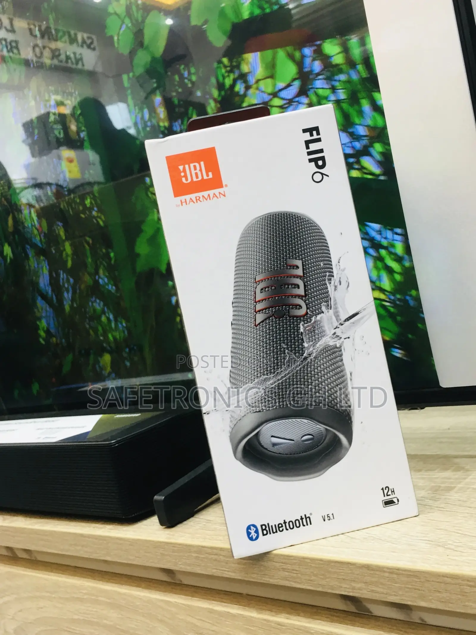 Gray Electric JBL Flip 6 Bluetooth Wireless Affordable