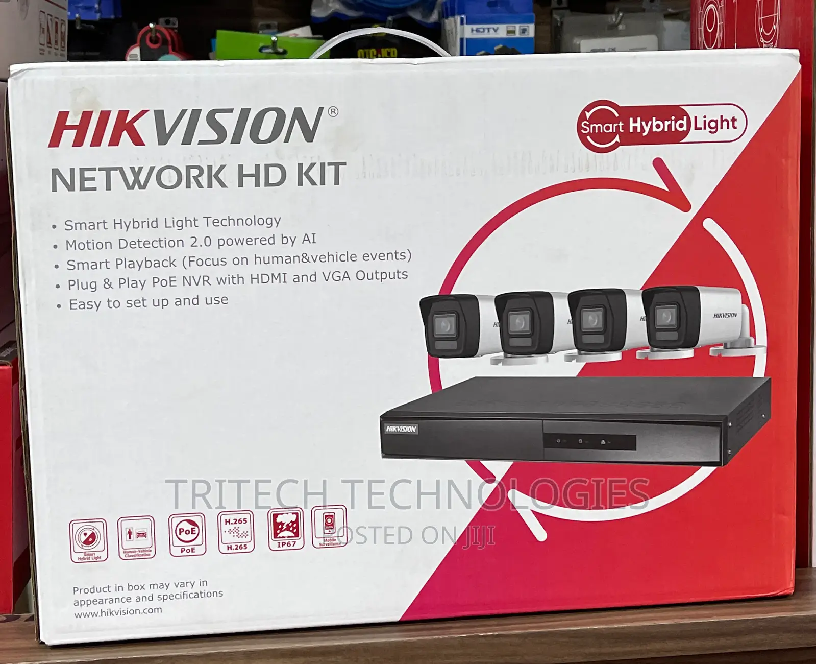 Hikvision 2mp Bullet Poe Kit Ip Full Color Nk42eoh