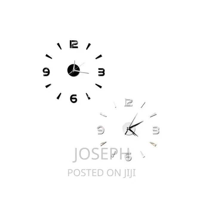 3d Acrylic Wall Clocks Type 2