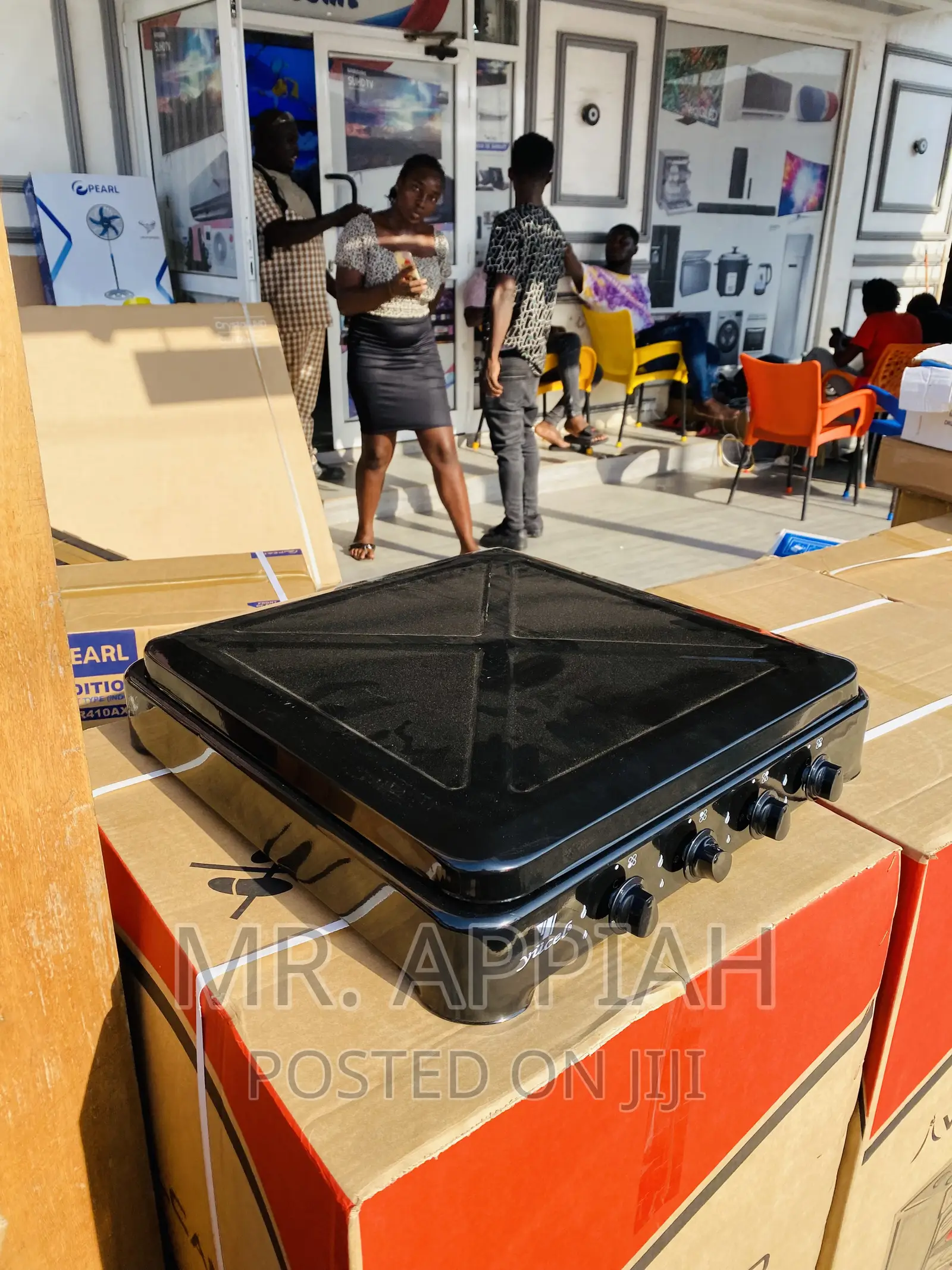 Shop Affordable Yucel Table Top 4 Gas Burner(Black).