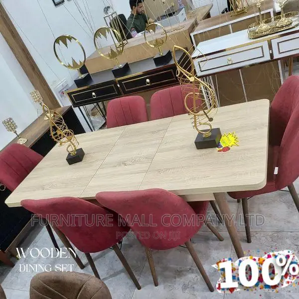 Sweet Dinning Table With 6 Chairs. Free Delivery