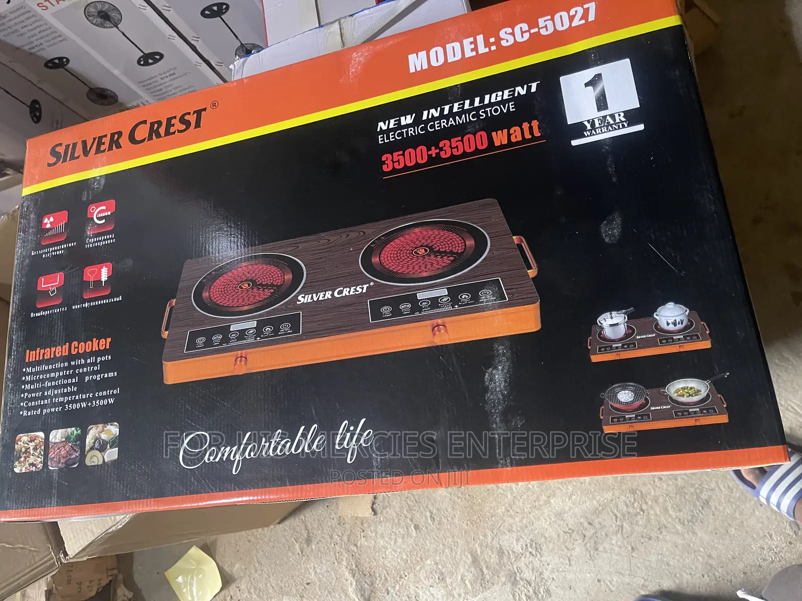 Double Burner Hotplate