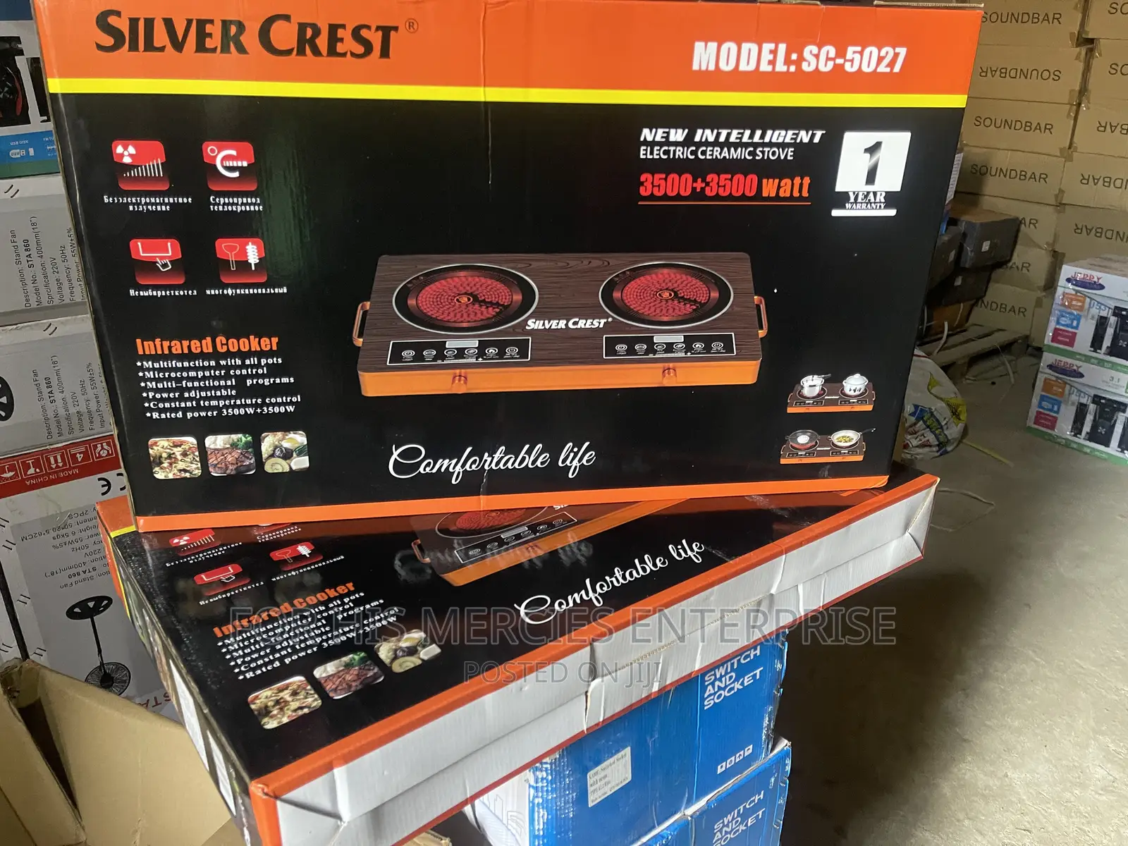 Double Burner Hotplate