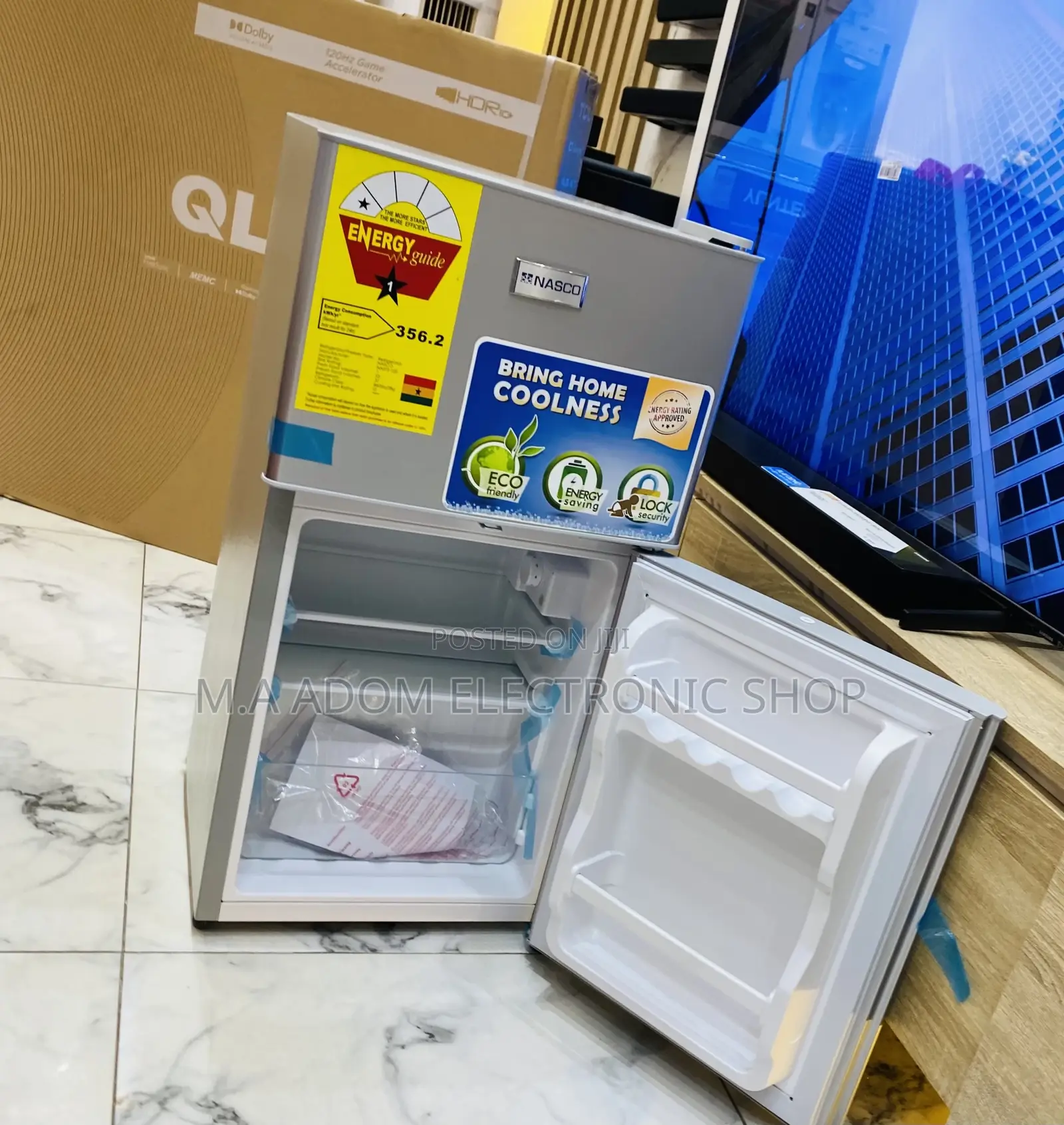 Fast Cooling Nasco Table Top Refrigerator(Gray)Nasf2-120.