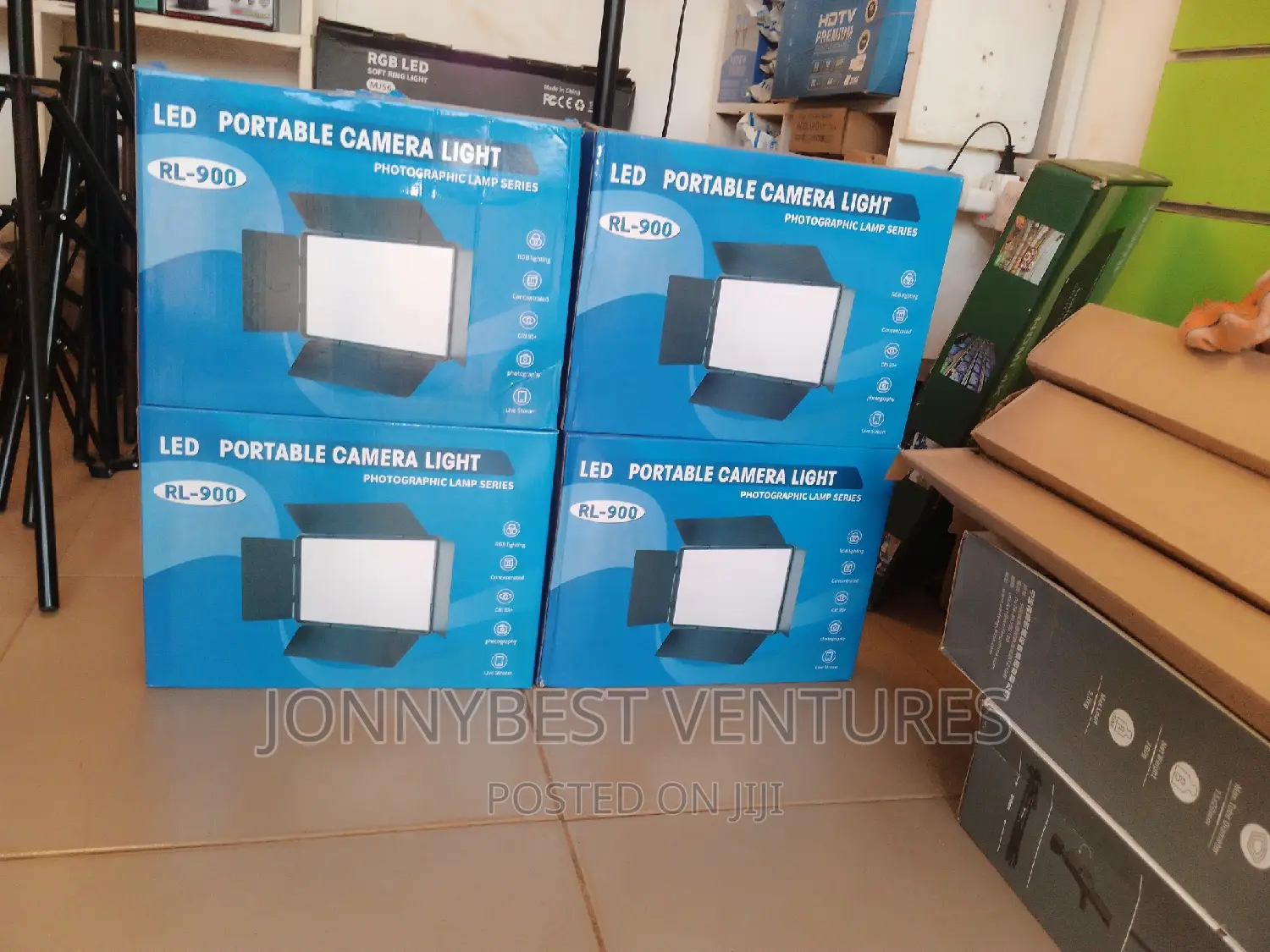 Led Portable Camera Light With Stand
