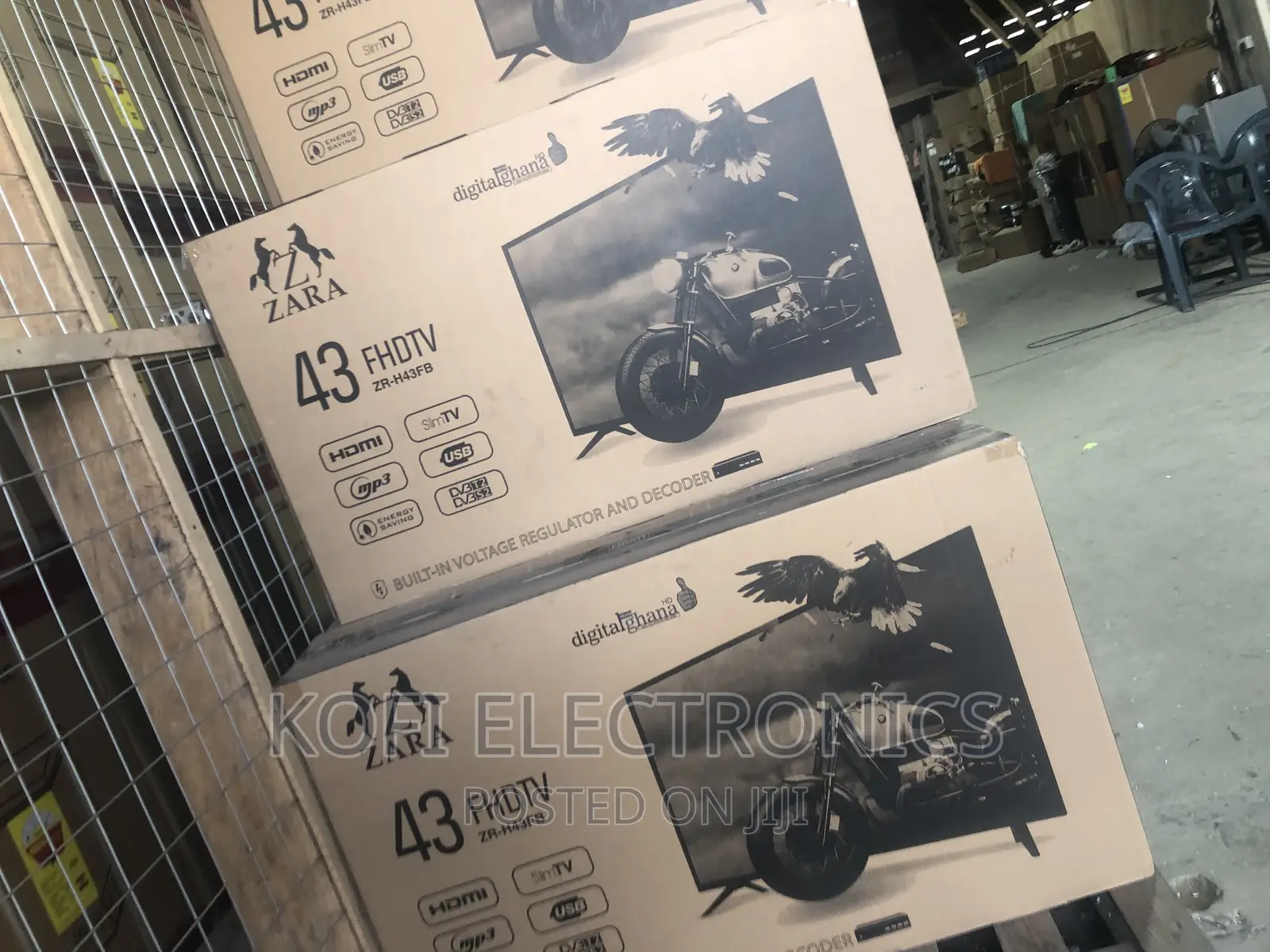Coolest Zara 43 Led Digital Satellite TV