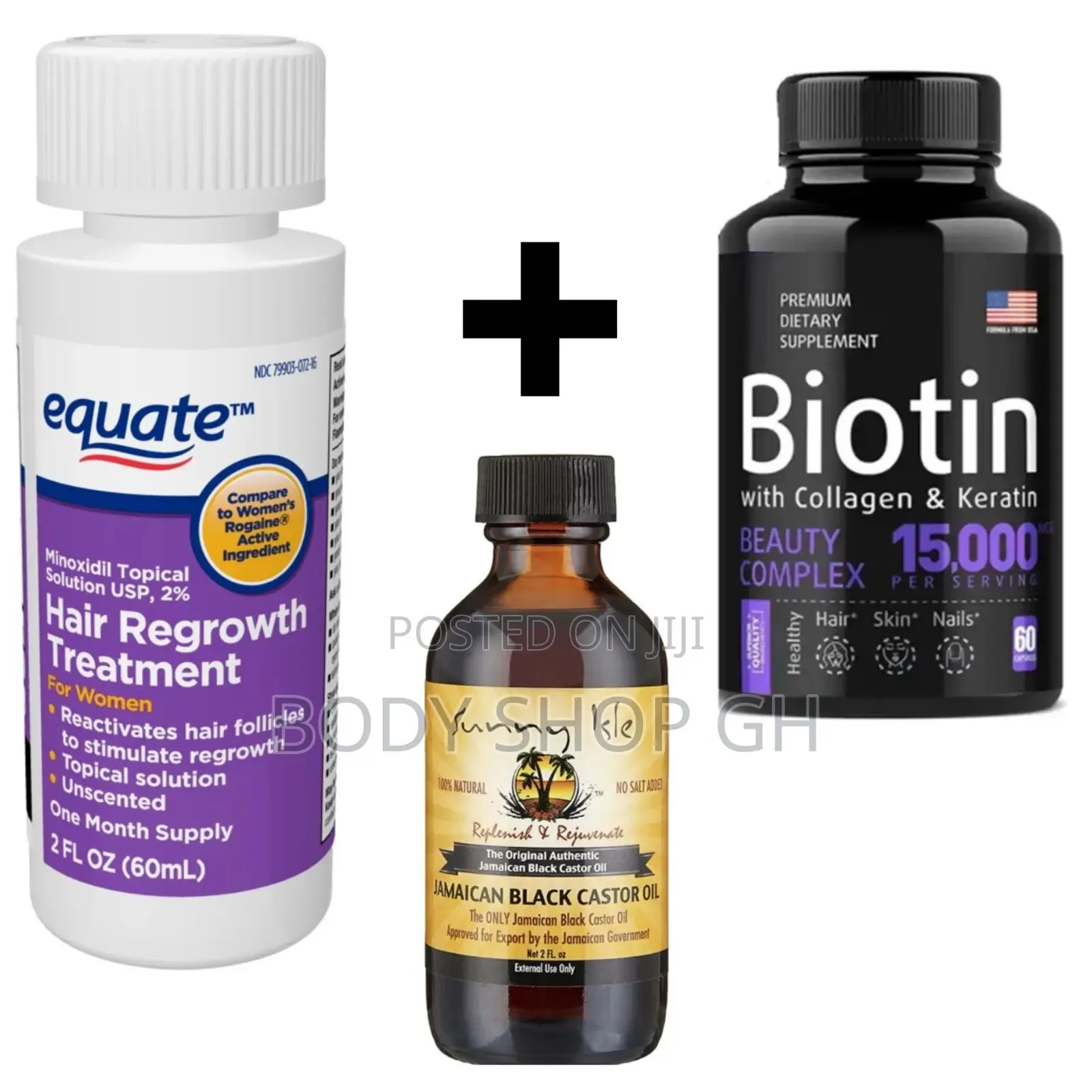 Hairloss / Alopecia Treatment Pack for Women - [Equate ]
