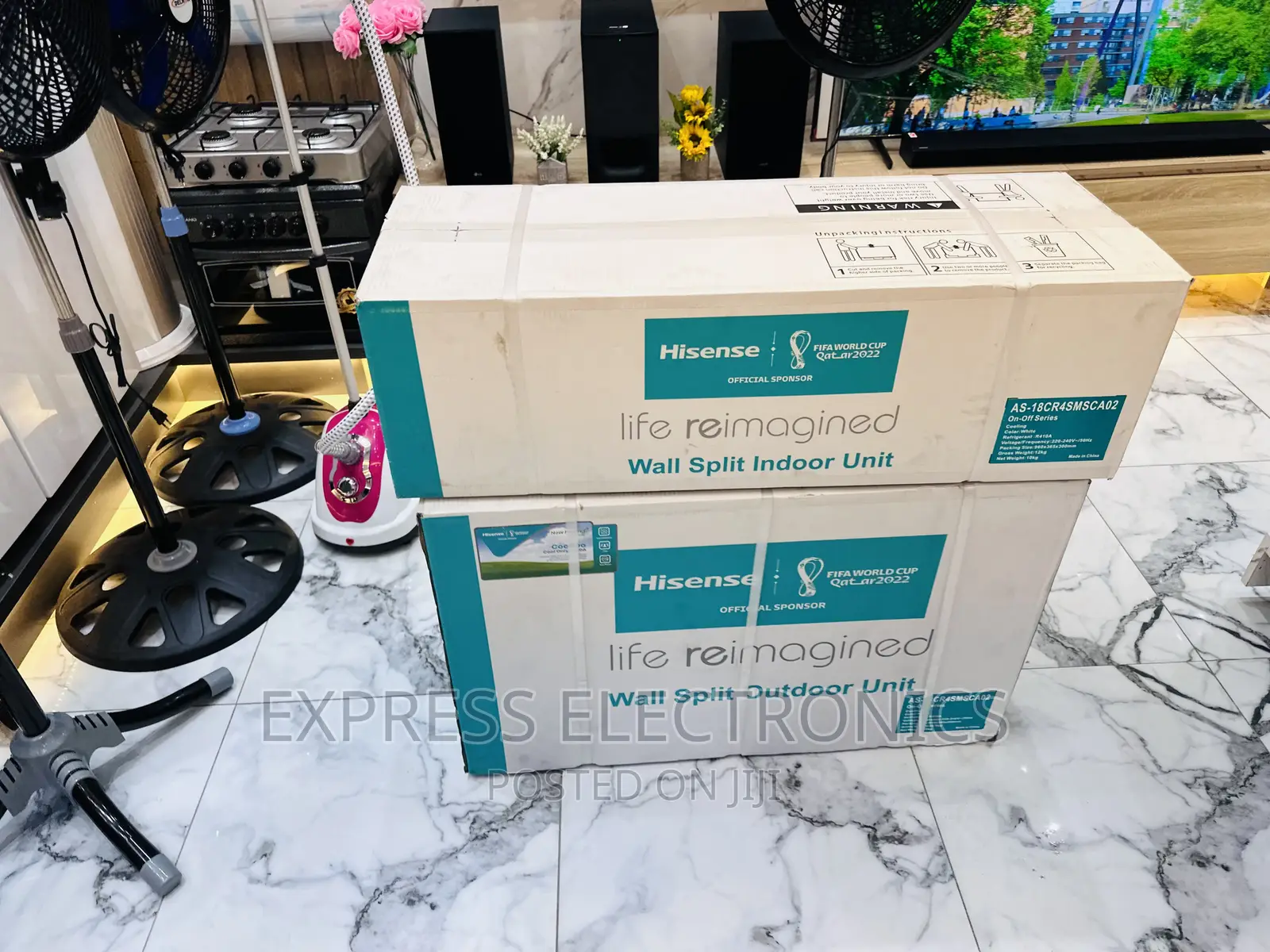 Available Now——2.5ho Split R410 Gas Hisense AC White