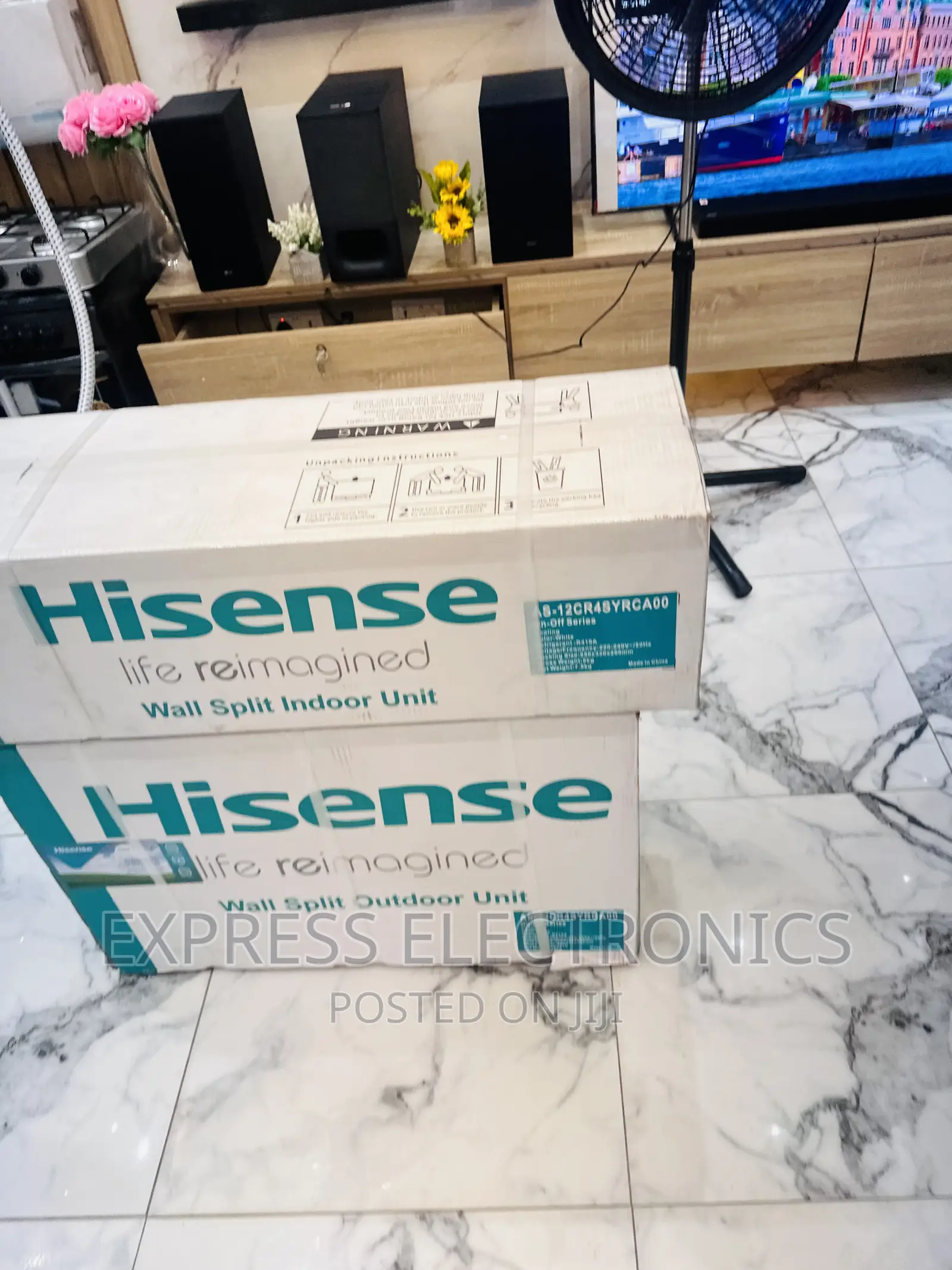 Airflow Split White Hisense 2.5hp AC—-best Flow