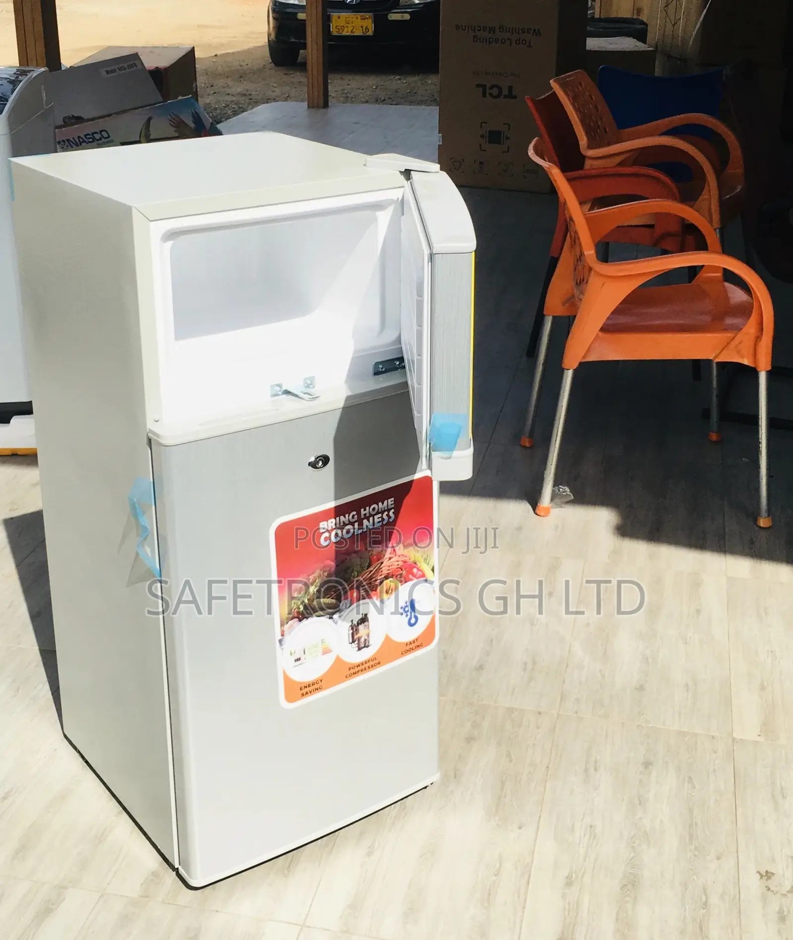 Zara-12tm Doubledoor Topfreezer Gray Electric Fridge