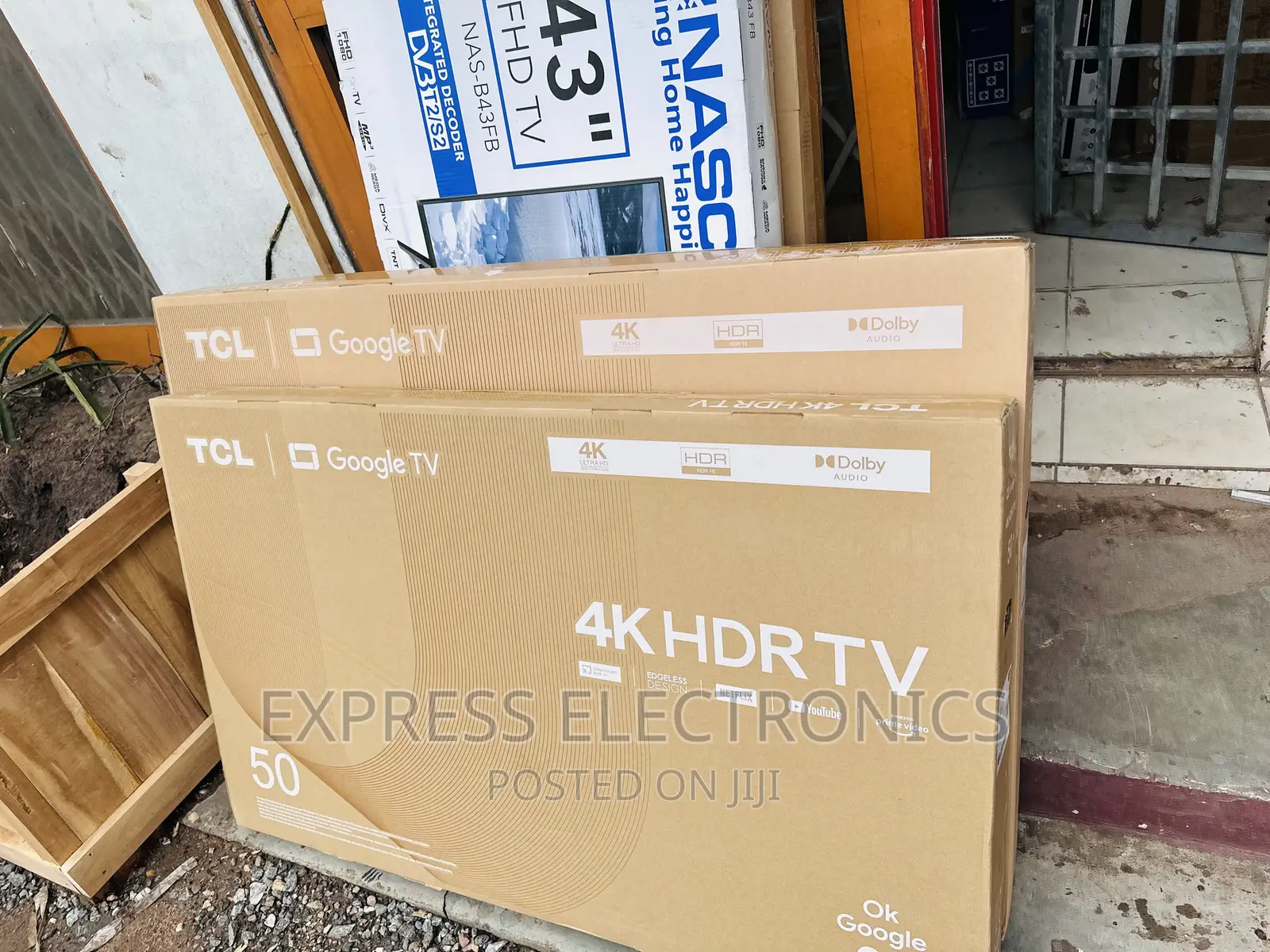 Edgeless Design Slim UHD Smart TCL 50”P635