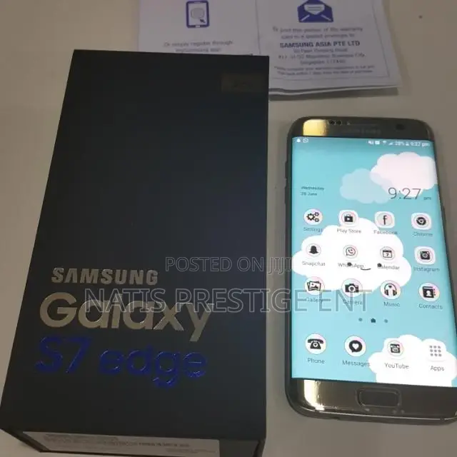 New Samsung Galaxy S7 edge 32 GB Black