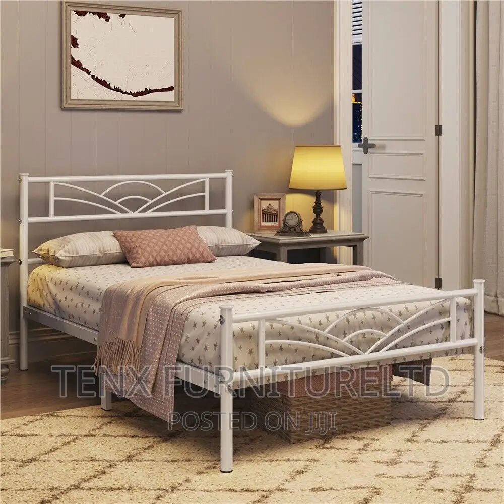 Bed (Double Metal Platform Bed Frame )
