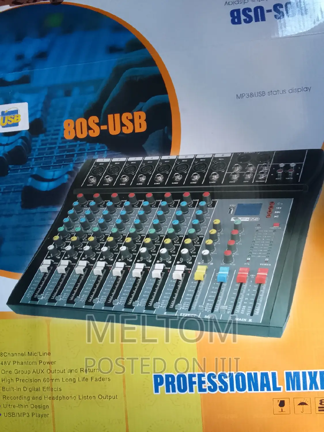 Yamaha 8channels Professional Mixer (Ct80s-usb)