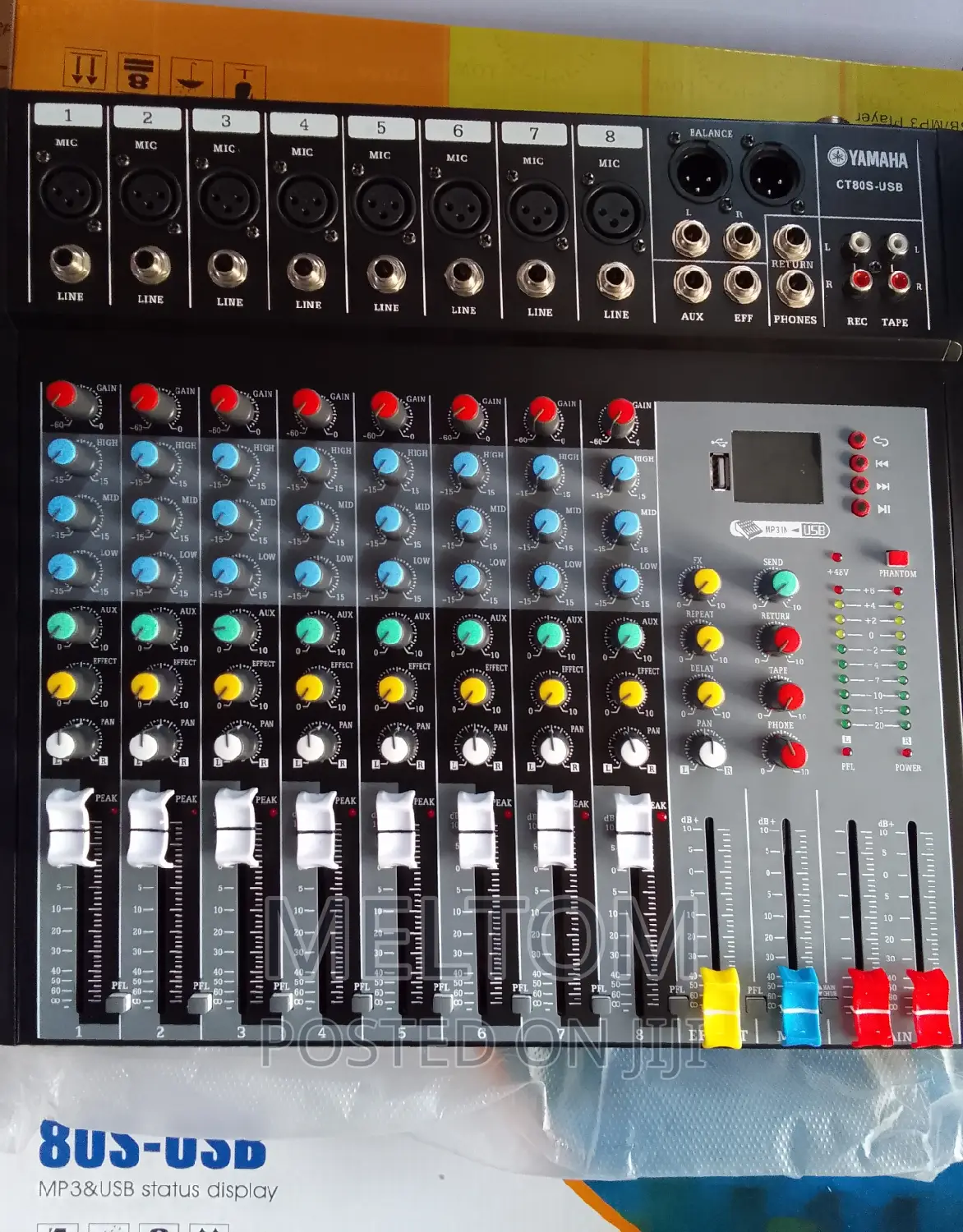 Yamaha 8channels Professional Mixer (Ct80s-usb)
