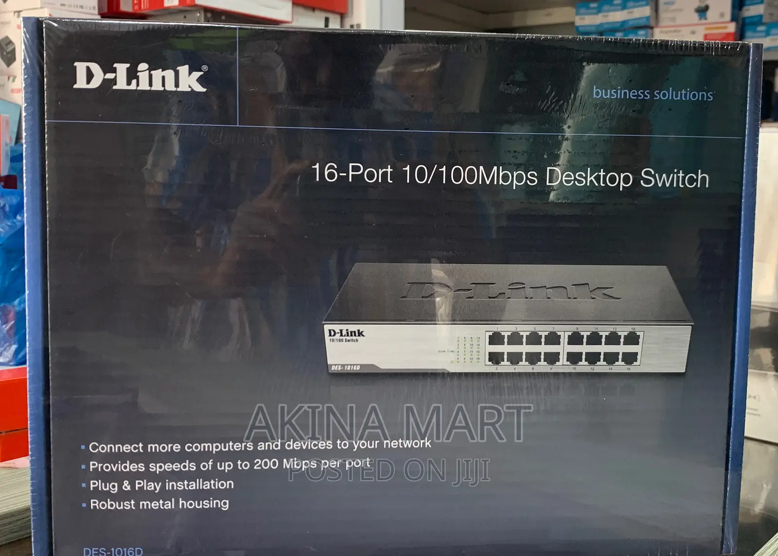 16 Port Dlink Switch 10/100mbps