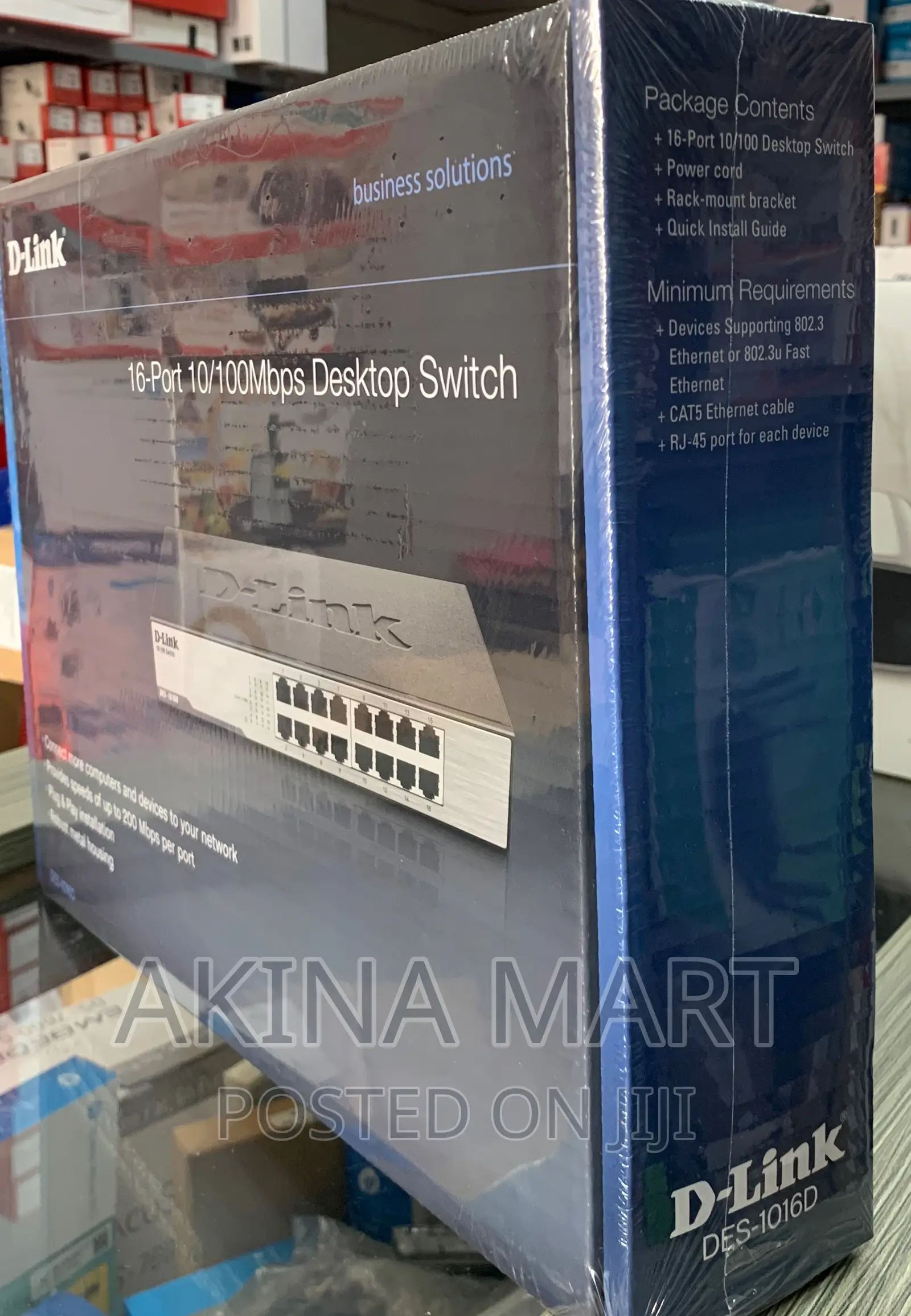 16 Port Dlink Switch 10/100mbps