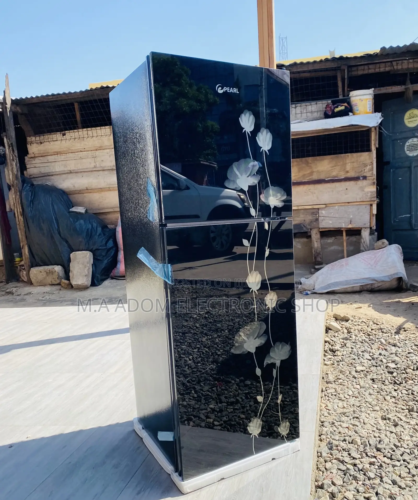 Eco-Friendly Pearl PF-20T Double Door Electric Fridge