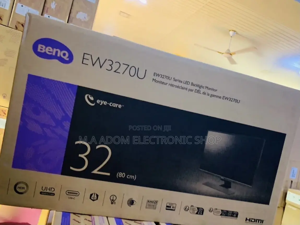 Latest Benq 32 Inch Uhd Premium Monitor(EW3270U)Black