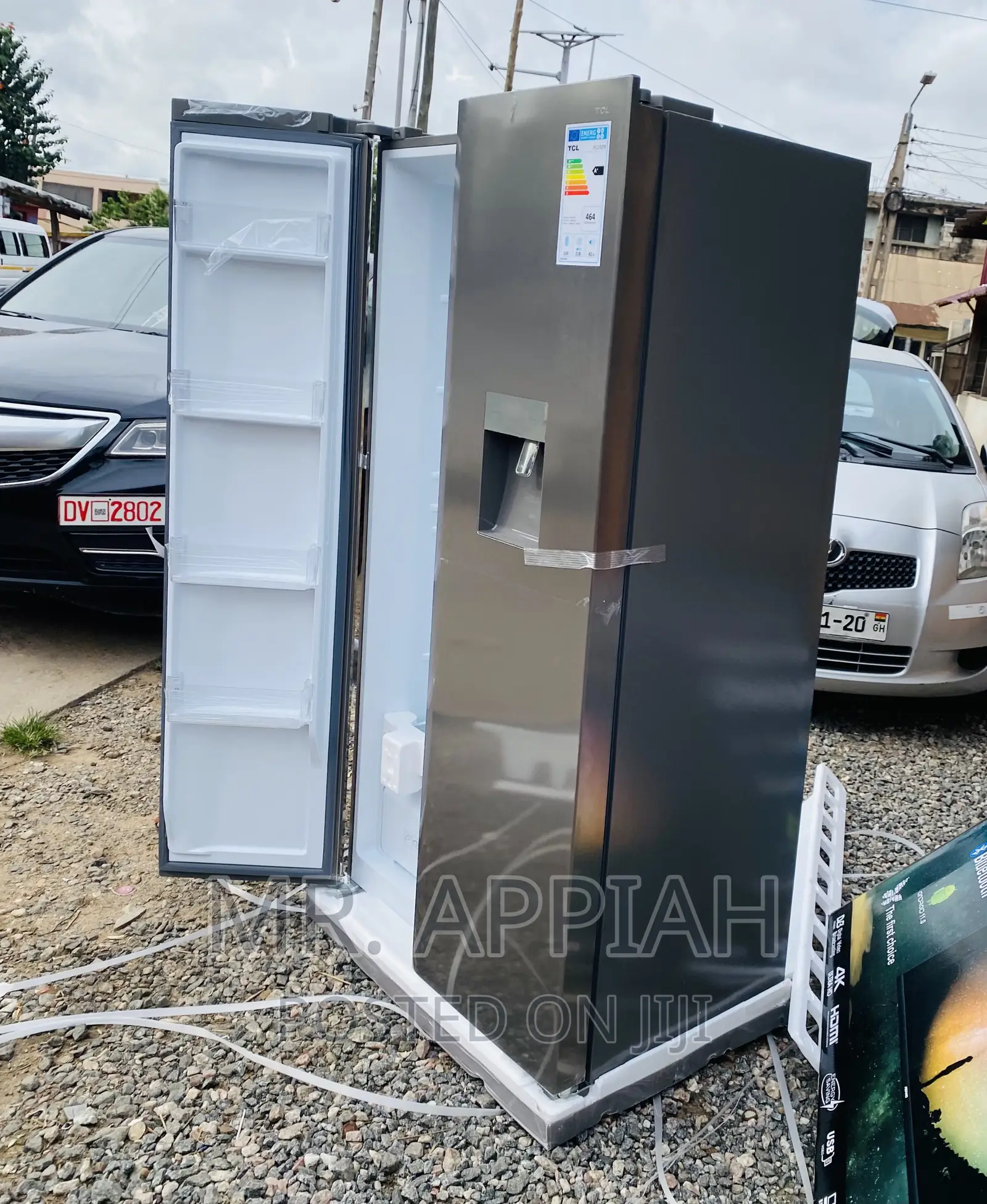 Quality TCL P520SBN Side by Side Electric Refrigerator 