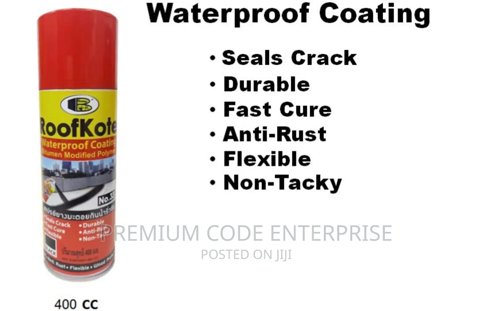 Sealant Spray, 400ml Black