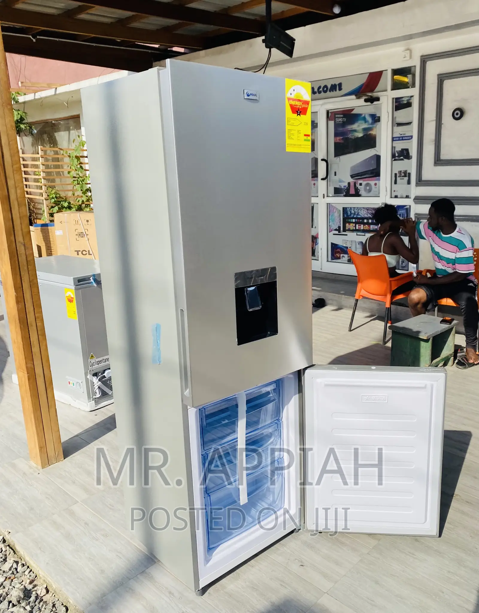 Fast Chilling Pearl 25L 2 Door Refrigerator(Pf-330bwd)Gray.