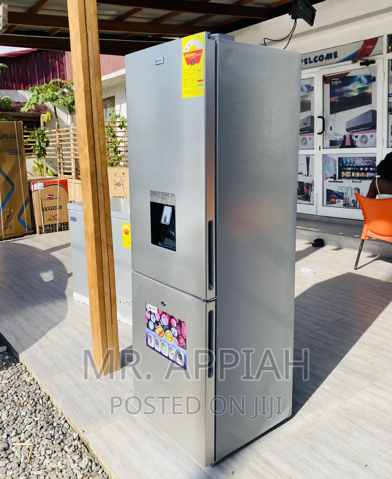 Authentic Pearl Pf-330bwd 2 Door Refrigerator(Pf-330bwd).